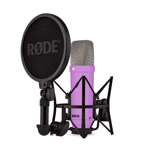 Rode NT1 Signature Series Purple cardioid condenser mic purple finish