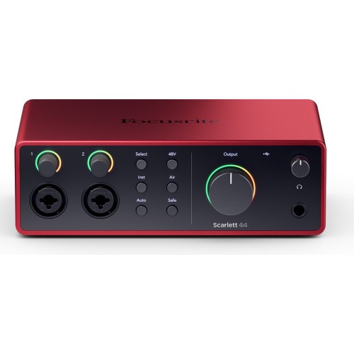Focusrite Scarlett 4i4 4th Gen – 4-in/4-out USB audio interface