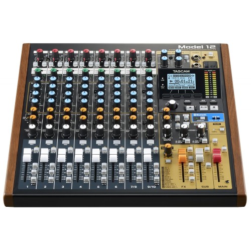 Tascam Model 12 Hybrid Digital/Analog Mixer Recorder – audio mixer, digital/analog hybrid, recording interface