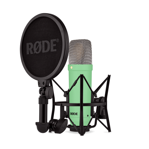 Rode NT1 Signature Series Green cardioid condenser mic green finish