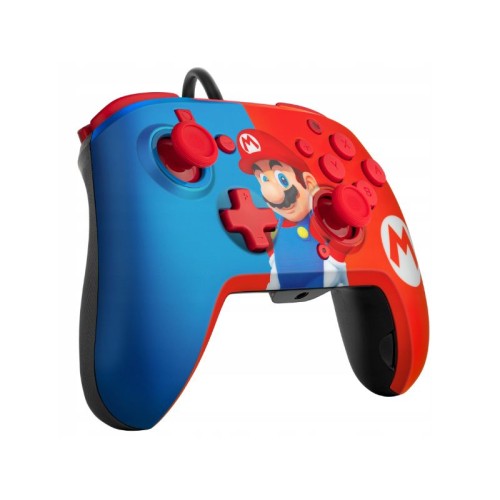 Pdp - Wired Controller For Nintendo Switch And Pc Mariored/Blue Faceoff