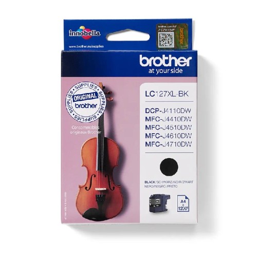 Brother Lc127Xlbk Brother Black Ink 1200P High Yield Mfcj4410/4510/4610/4710/Dcpj4110