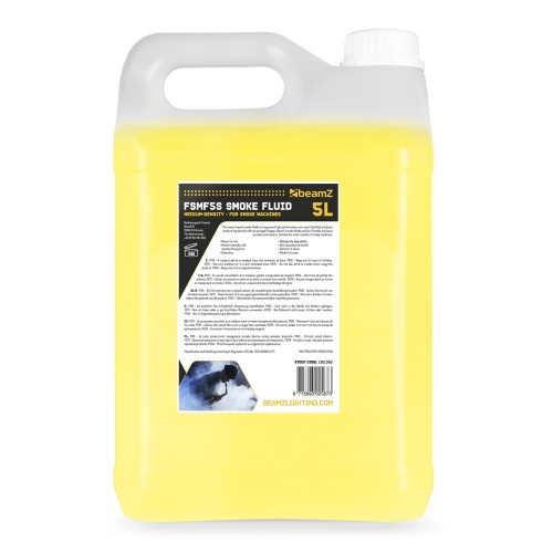 BeamZ FSMF5S Medium Density Smoke Fluid 5L – 5L medium density smoke fluid