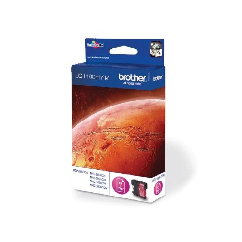 Brother Lc1100Hym Brother Magenta Ink 750P High Yield Dcp6690-Mfc5890/5895/6490/6890