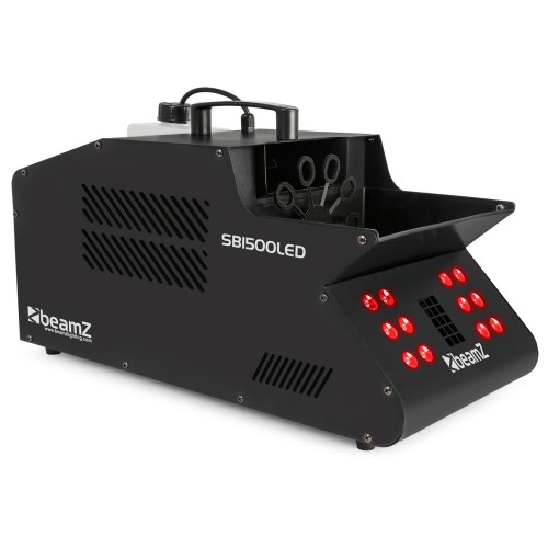 Beamz SB1500LED Smoke Bubble Machine with RGB – smoke bubble machine, LED lighting, RGB effects