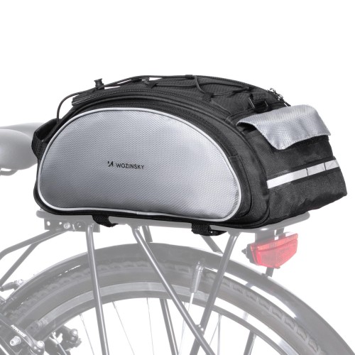 Wozinsky Bike Carrier Bag With Shoulder Strap 13L Black (Wbb1Bk)
