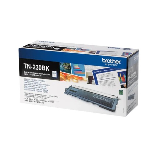 Brother Tn230Bk Black Toner 2200P (Hl3040-3070-Dcp9010-Mfc9120-9320)