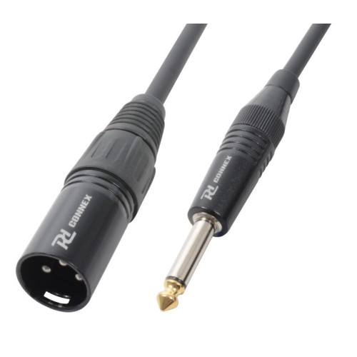Pd Connex Cx38-3 Xlr M - 6.3 M Mono 3M – 3m XLR male to 6.3mm mono jack