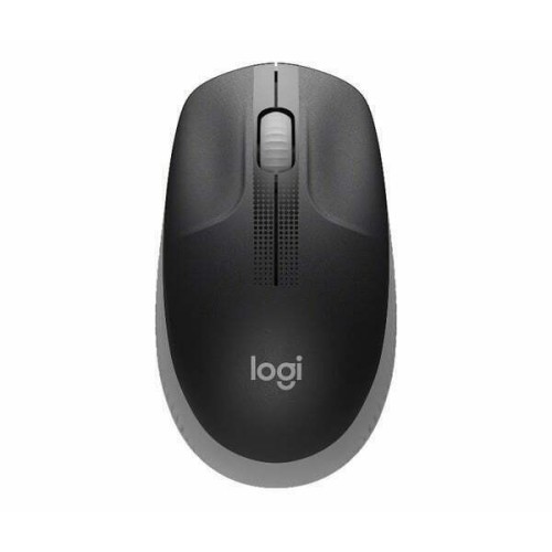 Logitech Mouse Wireless M190 Grey (910-005906) full-size wireless mouse with comfortable design and grey finish