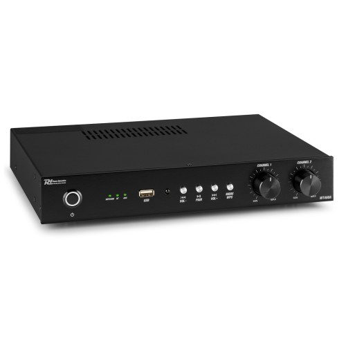 Power Dynamics WT460A Wifi Stereo 4-Ch Amplifier multi-room Class-D Wi-Fi and Bluetooth amplifier
