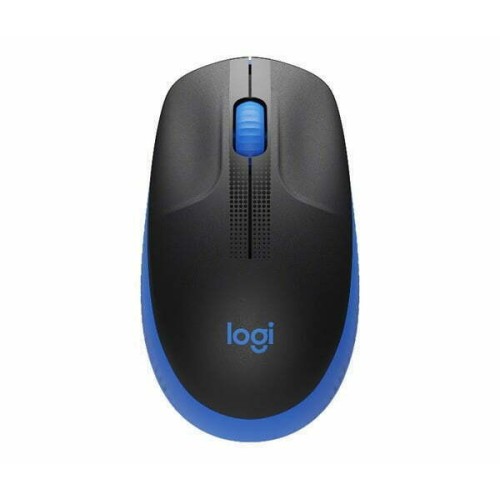 Logitech Mouse Wireless M190 Blue (910-005907) full-size wireless mouse with comfortable design and blue finish
