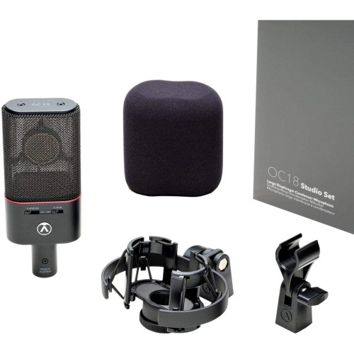 Austrian Audio OC18 Studio Set – condenser microphone studio set, vocal recording, high-quality sound