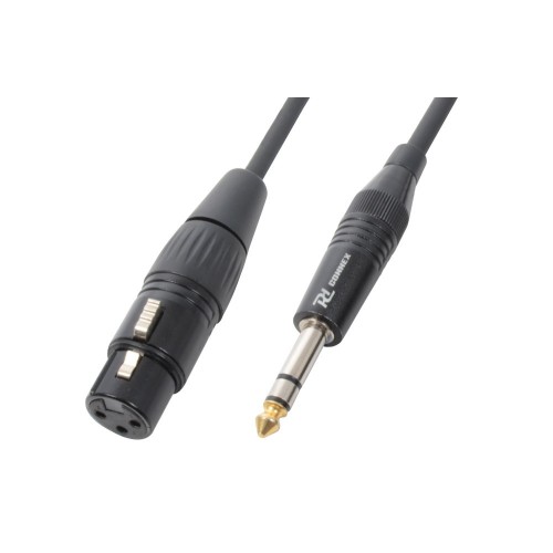 Power Dynamics CX46-1 XLR(F)‑6.3 TRS(M) 1.5 M XLR to 6.3 mm TRS cable 1.5 m