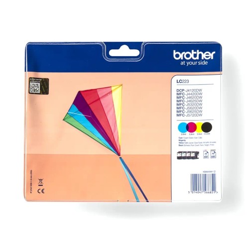 Brother Lc223Valbp Brother Value For Mfcj 4420/4520/4620/4720 & Mfcj 5320 / 5620 / 5720