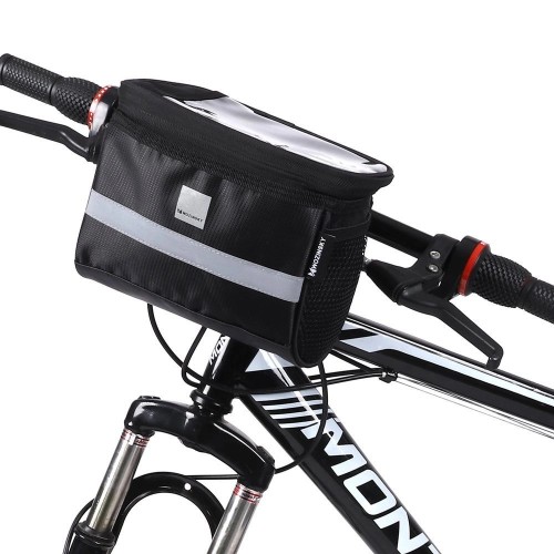 Wozinsky Bike Handlebar Bag With Phone Case 2L Black (Wbb12Bk)