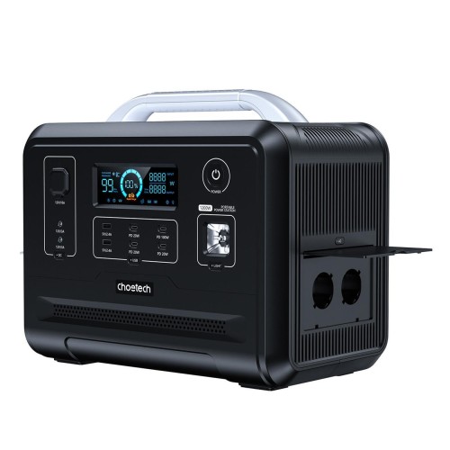 Choetech Portable Powerbank Power Bank Lifepo4 960Wh 1200W Black (Bs005)