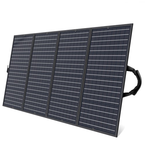Choetech Sc010 Solar Tourist Charger, Foldable, 160W - Black