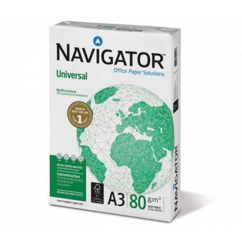 Navigator Photocopy Paper A3 80Gr N.1675 premium A3 white copy paper 80 gsm 500 sheets