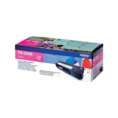 Brother Tn328M Magenta Toner 6000P Hl4140/4150/4570-