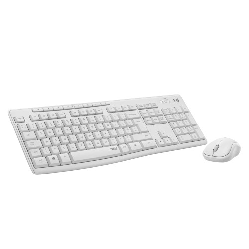 Logitech Keyboard+Mouse Set Wireless MK295 US Silent White (920-009824) silent wireless keyboard and mouse combo US layout white