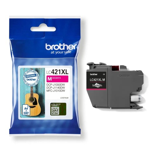 Brother Lc421Xlm Magenta Ink Cartridge 500 Pages Mfc-J1010Dw