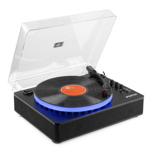 Vonyx Diskplayer Fenton Rp162Led – LED display record player, portable