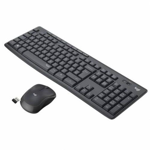 Logitech Keyboard+Mouse Set Wireless MK295 GR Silent (920-009871) silent wireless keyboard and mouse combo GR layout black