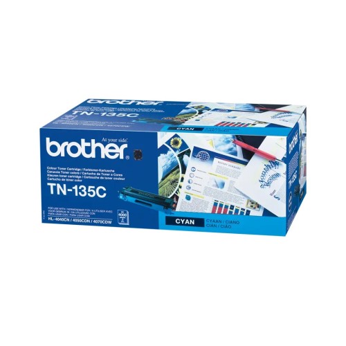 Brother Tn135C(S) Cyan Toner 4000P Hl4040/4050/Dcp9040/9042/Mfc9440/9450/9840
