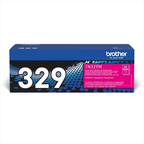 Brother Tn329M Magenta Toner 6000P Dcpl8450Cdw/Hll8350Cdw/Mfcl8850Cdw
