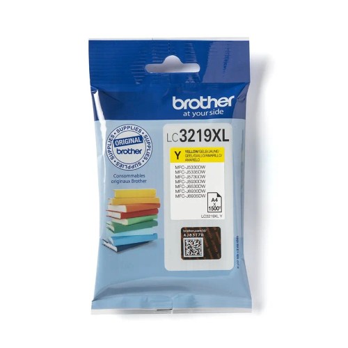 Brother Lc3219Xly Yellow Ink 1500P Mfc-J5330/5335/5730/5930/6530/6930/6935