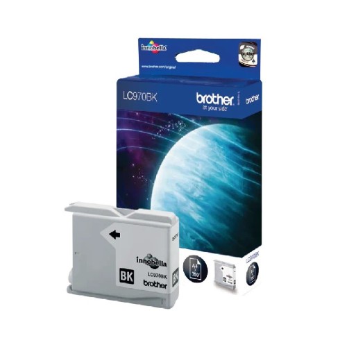 Brother Lc970Bk Black Ink 350P Dcp135/150/153/157-Mfc235/260