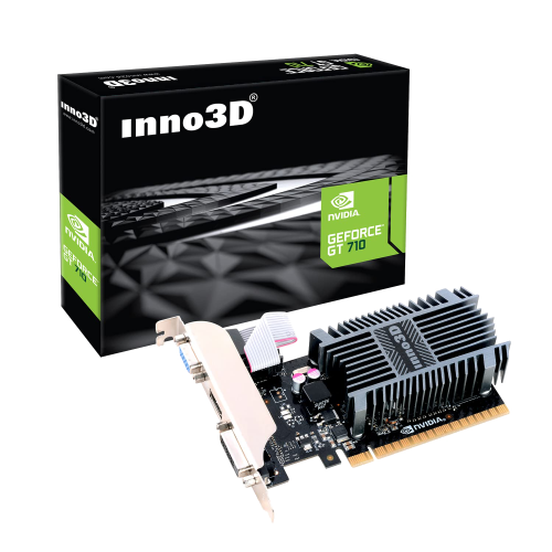 Inno3D GT710 2GB SDDR3 HDMI VGA DVI entry-level graphics card with multi-output support