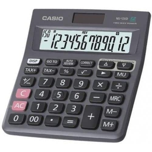 Casio Calculator 12 Digit Mj-120T/Mj-120D