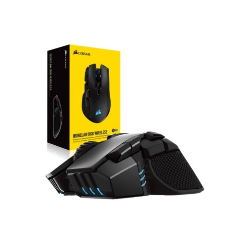 Corsair Wireless Gaming Mouse Ironclaw Rgb 18.000 Dpi - Black - Ch- 9317011-Eu