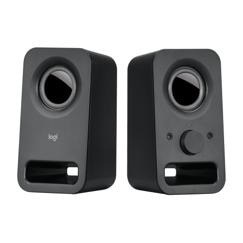Logitech Speaker Z-150 Black compact 2.0 stereo speaker set with volume control and 3.5 mm input
