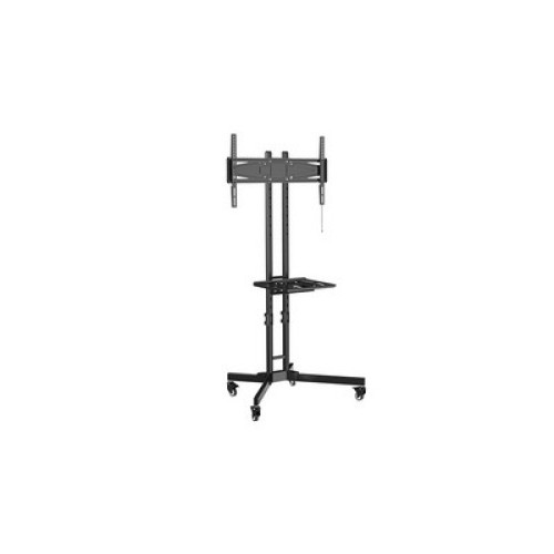Loctek PSF321-KC TV Cart Stand (32''-65'') mobile TV stand with adjustable height and locking wheels