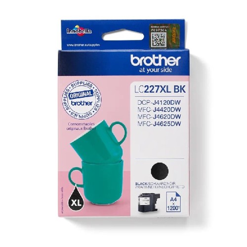 Brother Lc227Xlbk Brother Black Ink 1200P (25Ml) Mfcj 4420/4520/4620/4720 / Dcpj4120