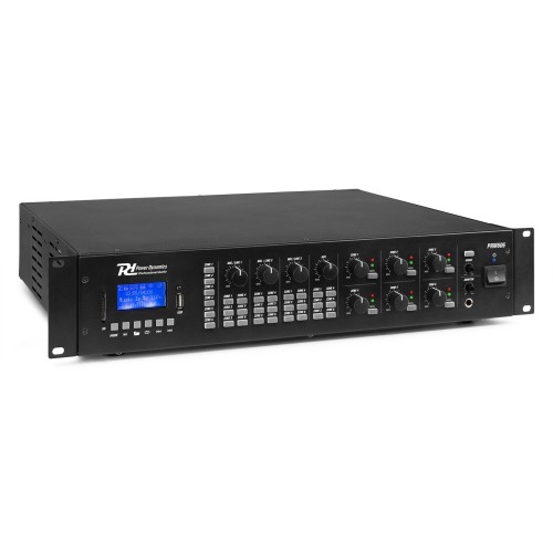 Power Dynamics PRM606 Amplifier six-channel 100V installation amplifier