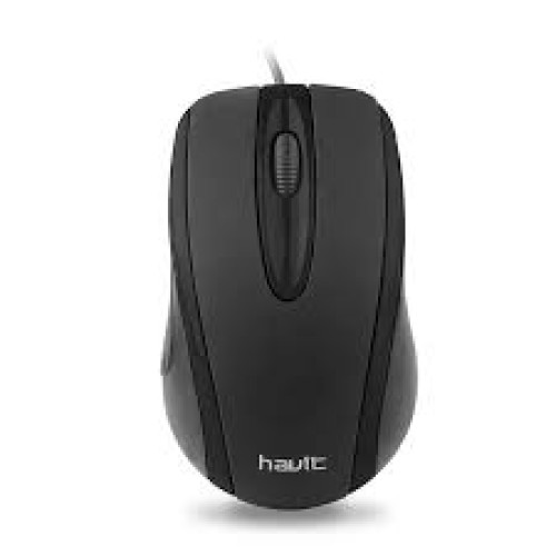Havit Wired Mouse HV-MS753 Black USB optical mouse with ergonomic design