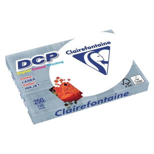 Dcp Carton Paper A4 White 250Gr 1857 (125 Sheets), Paper, A4, White, 250g, 125 Sheets