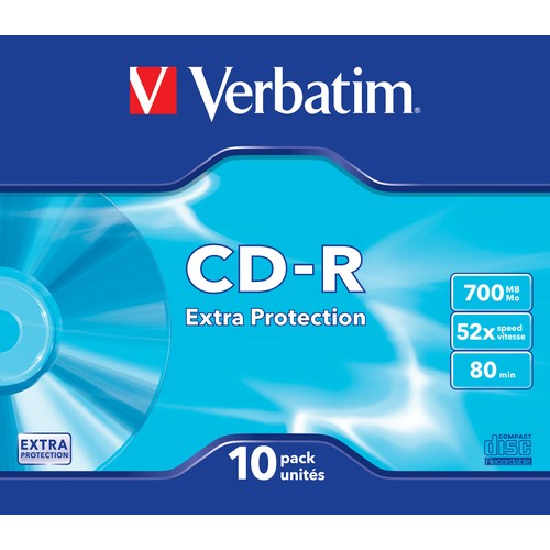 Verbatim Cd-R (10 Pcs) 700Mb 43415 – CD-R discs, 700MB, 10-pack