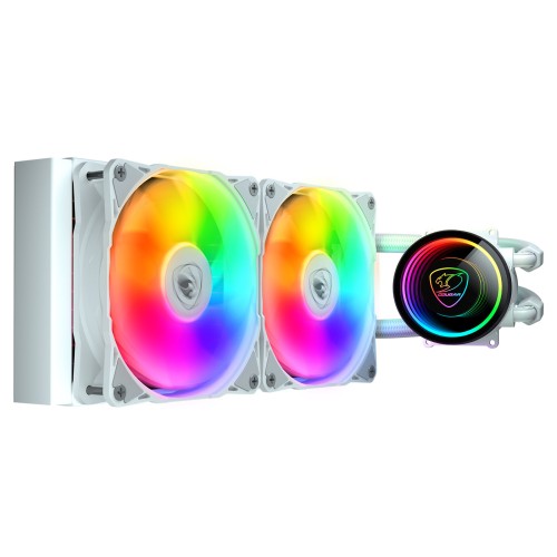 Cougar Poseidon Elite 240 Argb White Liquid Cooling, Liquid Cooling, 240mm, ARGB, White