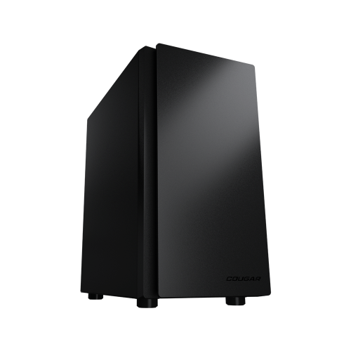 Cougar Purity Black - Gaming Case, PC Case, Black, Compact