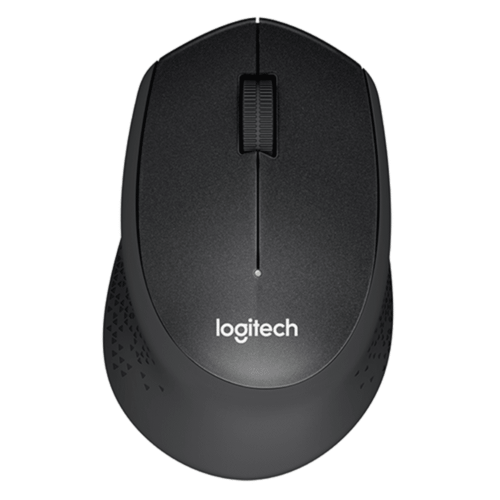Logitech Mouse Wireless Silent M330 Black (910-004909) silent wireless mouse with nano receiver and 24-month battery