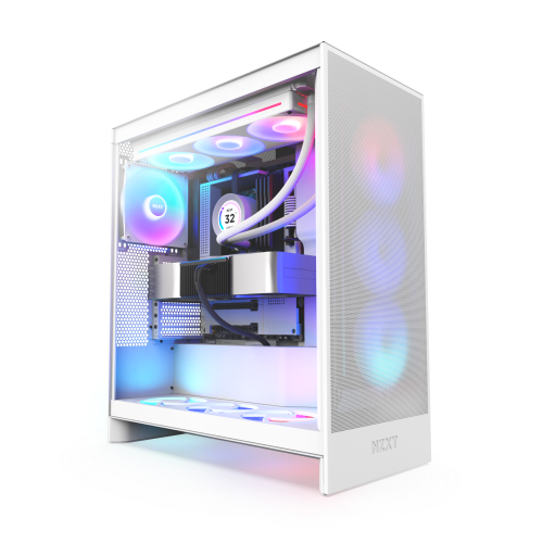 Nzxt H7 Flow Rgb 2024 White – updated mid-tower case with RGB, white