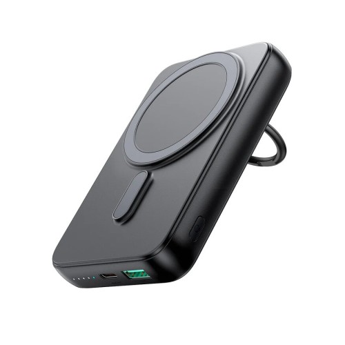 Wireless Powerbank 10000Mah Joyroom Jr-W050 20W Magsafe With Ring And Stand - Black