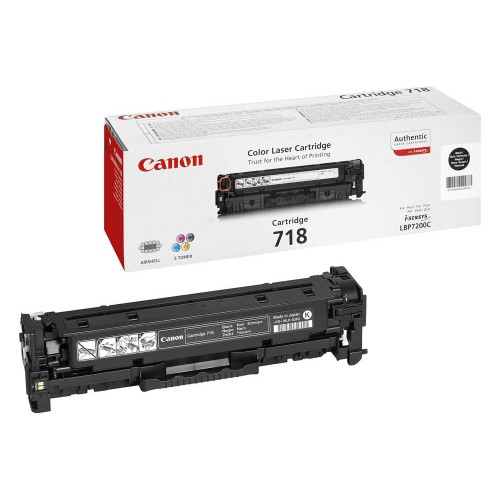 Canon Compatible Toner 718 Black – black toner, compatible with Canon printers