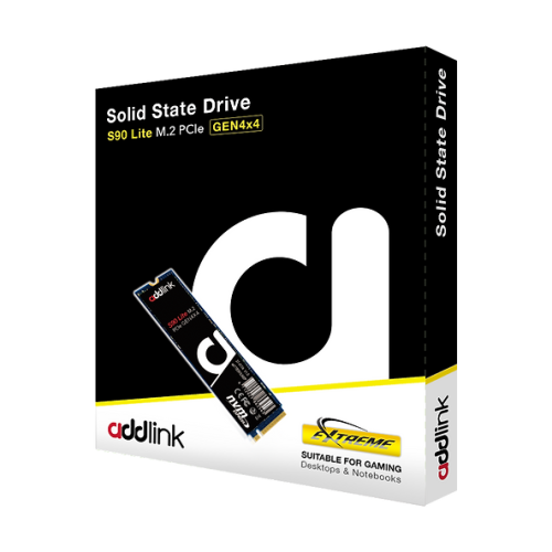 Addlink S90 1TB M.2 NVMe Gen4 – SSD, M.2, PCIe Gen4, 1TB, high-performance storage