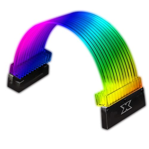Xigmatek, Icover MB 24P ARGB PSU Cable Cover Kit, PSU cables, ARGB lighting, cable management