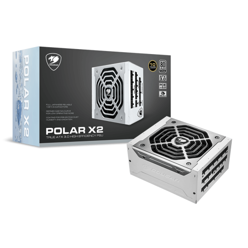Cougar Polar X2 1050W Platinum Power Supply, Power Supply, 1050W, Platinum Efficiency